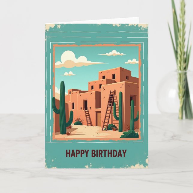 Desert Birthday Card (Front)