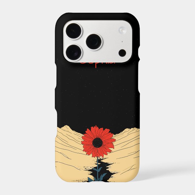 Desert Bloom at Night Iphone Case (Back)