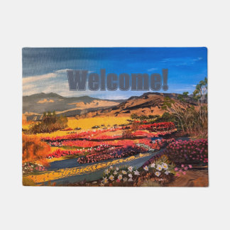 Desert Bloom, by Gary Poling Doormat