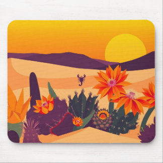 Desert Bloom Fantasy Mouse Pad