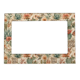 Desert Bloom Route 66 Memories Magnetic Frame