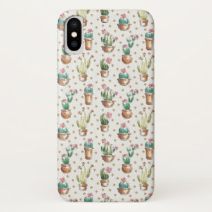 Desert Bloom Step Blossom Pattern iPhone X Case