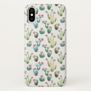 Desert Bloom Step Pink Pattern iPhone X Case