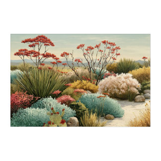Desert Blooms Acrylic Print