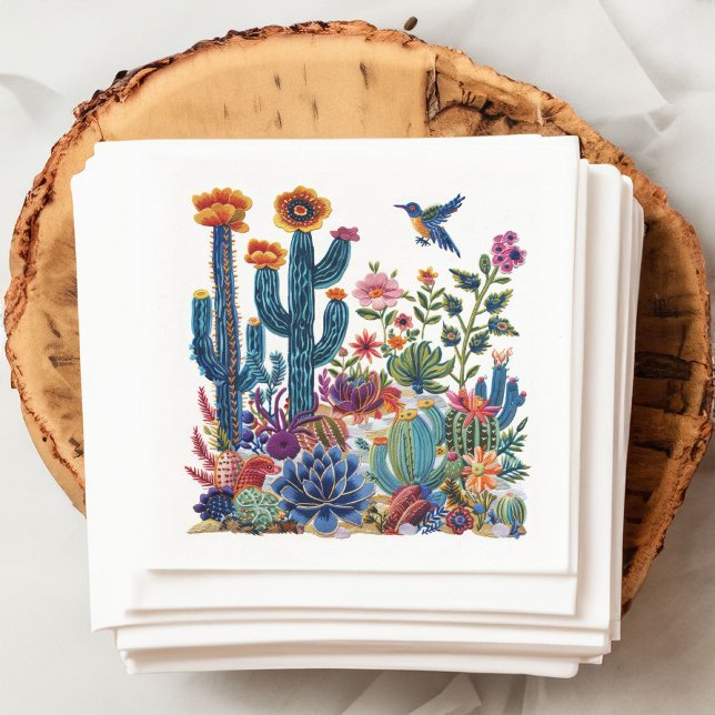 Desert Blooms Blossom Oasis Napkins (Creator Uploaded)
