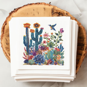 Desert Blooms Blossom Oasis Napkins