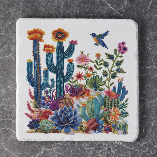 Desert Blooms Blossom Oasis Trivet (Creator Uploaded)