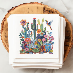 Desert Blooms Floral Symphony Napkins