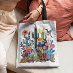 Desert Blooms Floral Symphony Tote Bag
