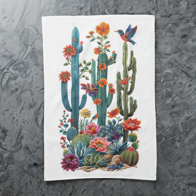 Desert Blooms Kitchen Towel (Creator Uploaded)