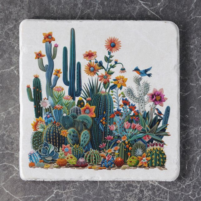 Desert Blooms Lush Mirage Trivet (Creator Uploaded)