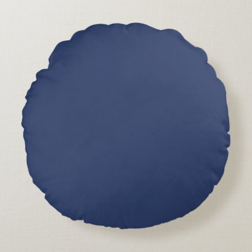 Desert Blue Round Pillow