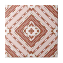 Desert Blush African Terracotta Geometric