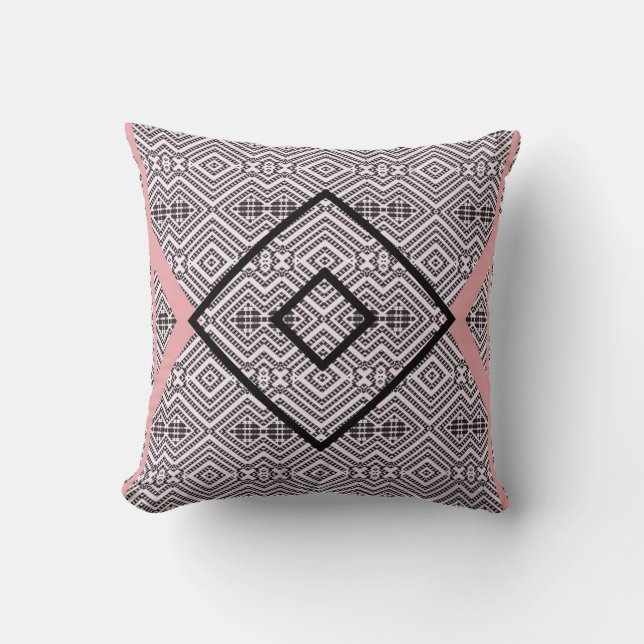 Desert Blush Throw Pillow (Front)