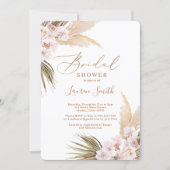 Desert boho bridal shower invitation (Front)
