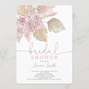 Desert bridal shower invitation