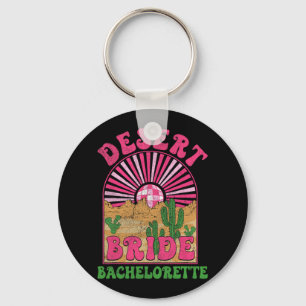 Desert Bride Bachelorette Party Bach Tour Groovy B Keychain