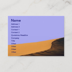 Desert Business Card