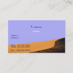 Desert Business Card