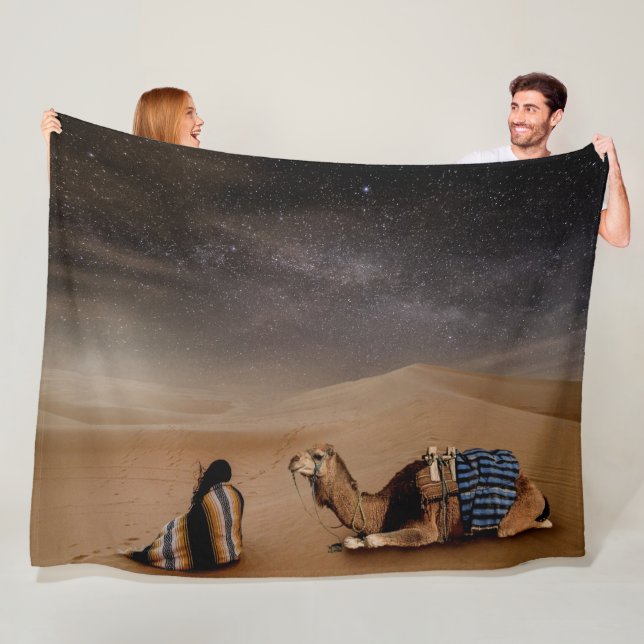 DESERT by NIGHT Fleece Blanket (In Situ)