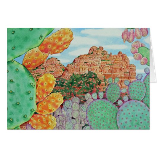 Desert Cacti Cards (Front Horizontal)