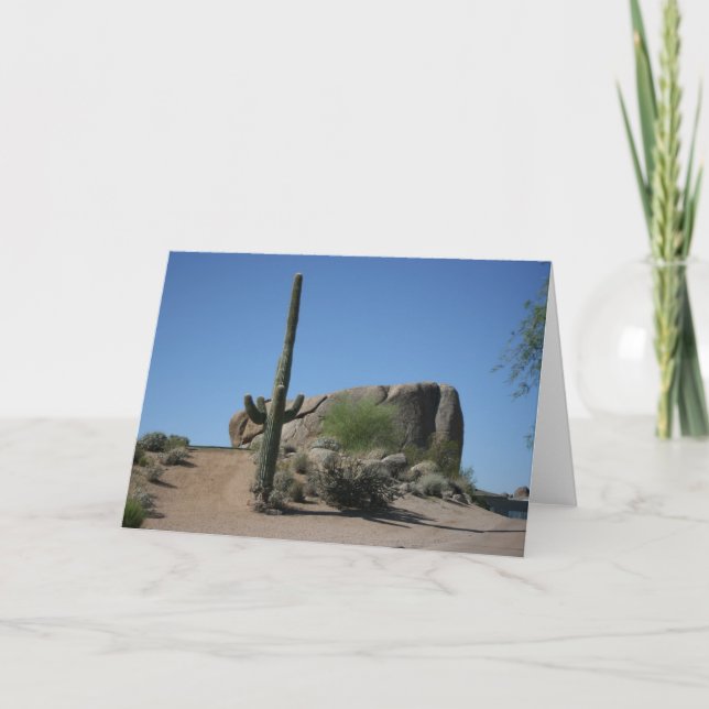 Desert Cactus Card (Front)