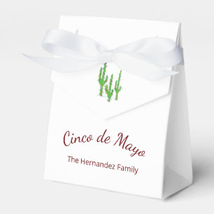 Desert Cactus Cinco de Mayo Fiesta Party  Favor Boxes