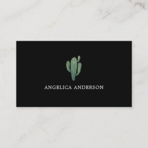 Desert Cactus Flower Business Card