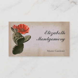 Desert Cactus Flower Professional Business Cards