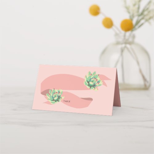 Desert Cactus Garden    Place Card