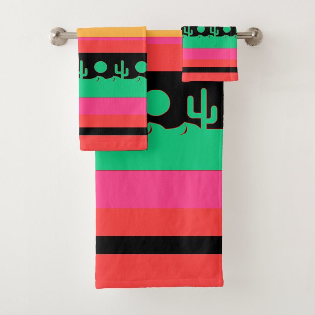 Desert Cactus Gift  Bath Towel Set (Insitu)