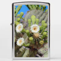 Desert Cactus in Bloom Zippo Lighter | Zazzle