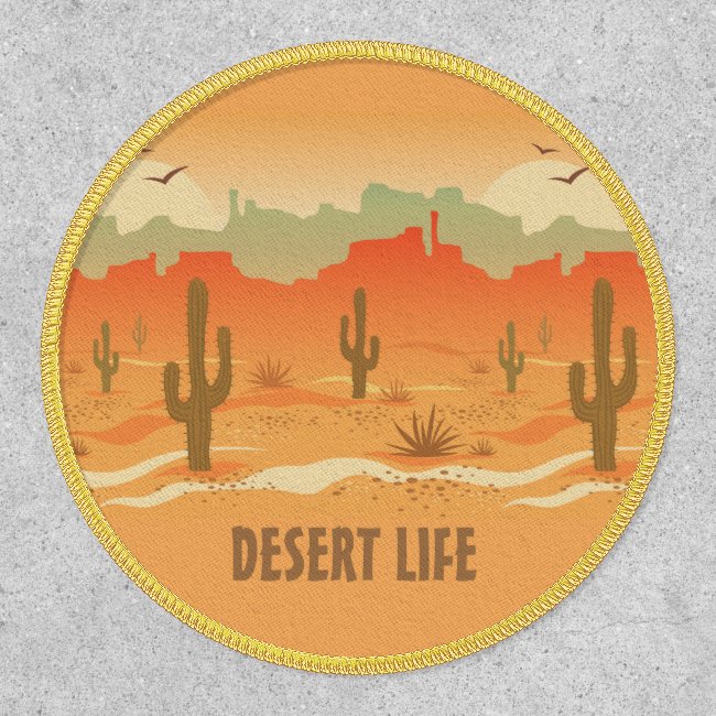 Desert Cactus Landscape Design Patch