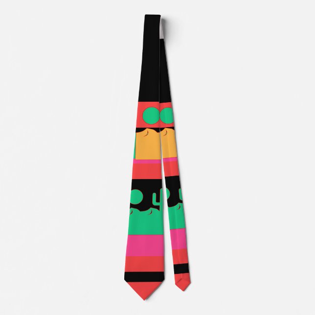 Desert Cactus  Neck Tie (Front)