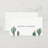 Desert Cactus Plants Business Card (Front/Back)