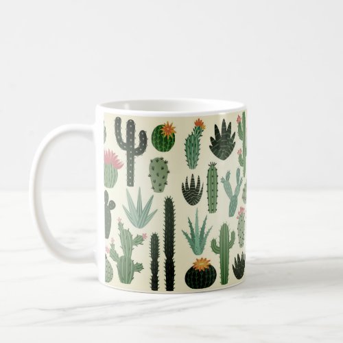 Desert Cactus Pretty Coffee Mug