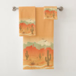 Desert Cactus Southwest Design Towel Set
