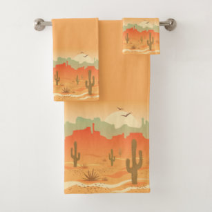 southwest style bath towels