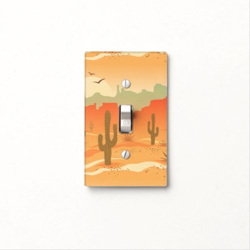 Desert Cactus Southwest Style Light Switch Cover