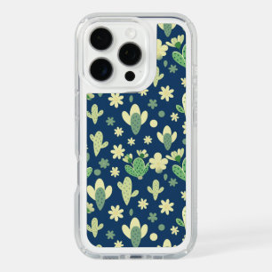Desert Cactus & Succulent Pattern iPhone 16 Pro Case