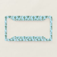 Desert Cactus Succulents Watercolor Handmade Boho