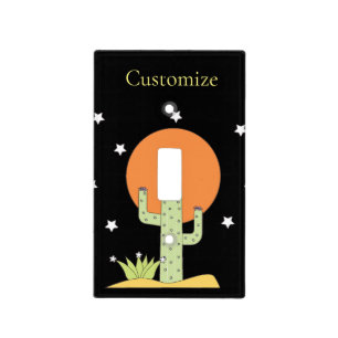 Desert Cactus Sun Thunder_Cove Light Switch Cover