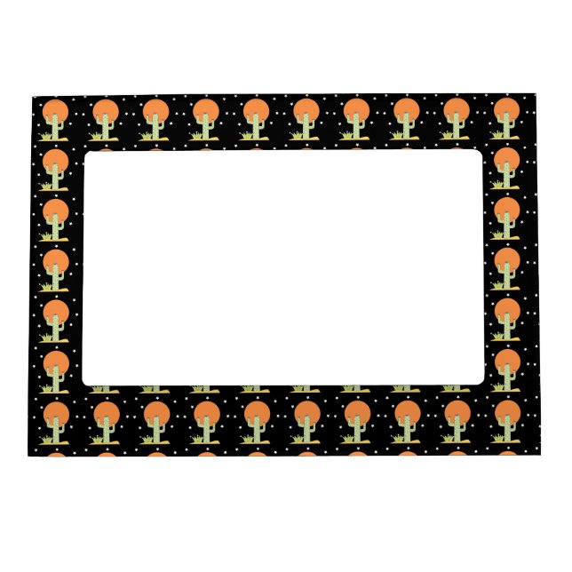 Desert Cactus Sun Thunder_Cove  Magnetic Frame (Front)