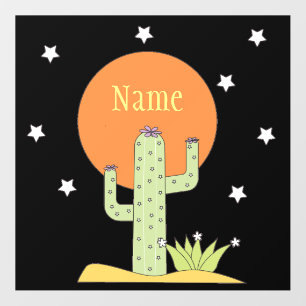 Desert Cactus Sun Thunder_Cove Wall Decal