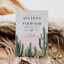 Desert Cactus Wedding Invitation