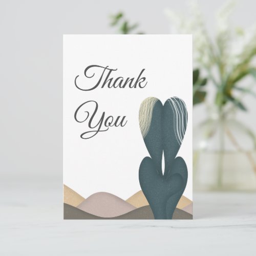 Desert Cactus Wedding Thank You Card