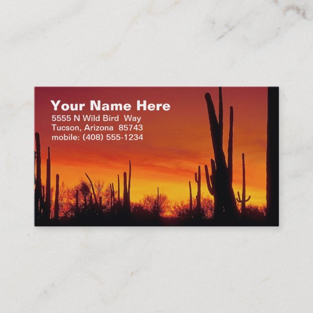 Desert Calling Card (Front)
