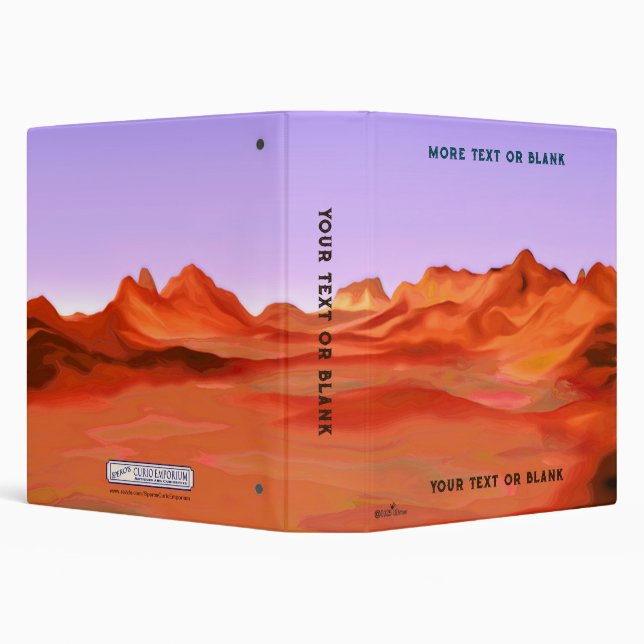 Desert Calm 3 Ring Binder (Background)