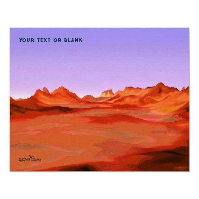 Desert Calm Poster (Front)