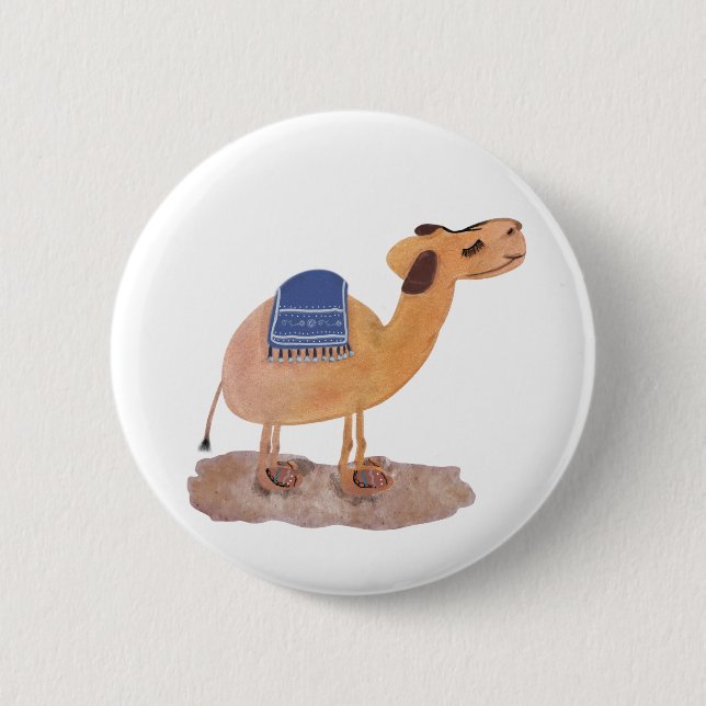 Desert Camel Button (Front)
